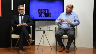 Los diputados Gustavo Guzmán (PJ) y Esteban Vitor (Cambiemos), intercambiaron perspectivas luego de las elecciones y de cara al traspaso del gobierno nacional y sobre lo que sucederá en la provincia luego del 10 de diciembre.