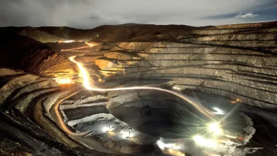 Dique de cola minero