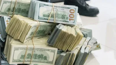 La imagen es de archivo. Fue obtenida en septiembre de 2021, cuando la PSA secuestró en Rosario dos millones de dólares en efectivo al desbaratar una organización dedicada al lavado de activos del narcotráfico.