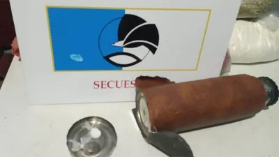 droga en un termo cárcel de Federal