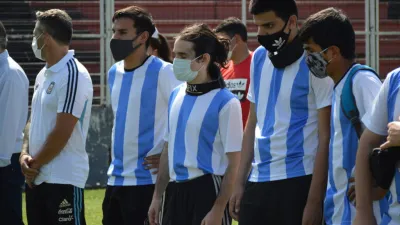 “Los Murciélagos” dieron una lección de deporte adaptado en la cancha de Patronato