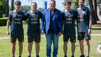 Fútbol: con novedades en su cuerpo técnico, Argentina trabaja para el Sudamericano Sub 20