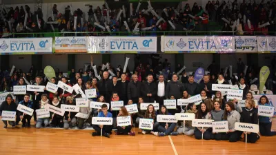 Quedaron inauguradas las finales provinciales de los Juegos Evita en Concordia