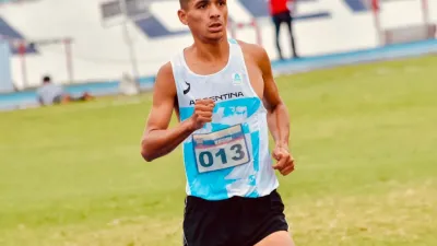 Atletismo: el entrerriano Dylan Van der Hock logró el oro sudamericano U20 en Lima