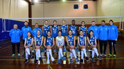 Con la entrerriana Germanier, “Las Panteras” viajaron a Croacia pensando en Tokio 2020