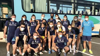 Vóley: con la colonense Sabrina Germanier, “Las Panteras” llegaron a Japón