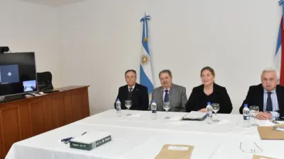 El STJ tuvo reunión de Acuerdo en Gualeguaychú y visitó la obra del edificio de Tribunales