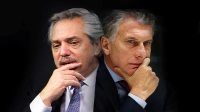 Alberto Fernández y Mauricio Macri, los precandidatos presidenciales que mejor miden en las encuestas.