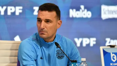 Scaloni y la lesión del entrerriano Martínez: "Queda en nosotros si queremos arriesgar"