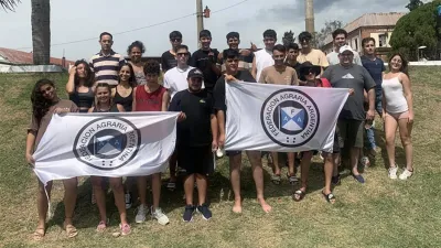 Imagen de archivo de los jóvenes federados agrarios.