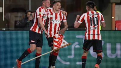 Fútbol: Estudiantes evitó la derrota en la última jugada ante Rosario Central