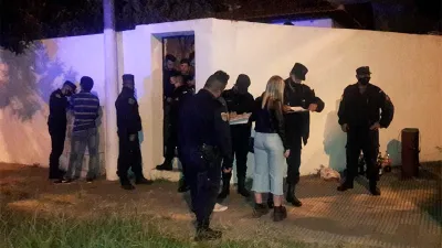 fiesta clandestina Moreno y El Plumerillo