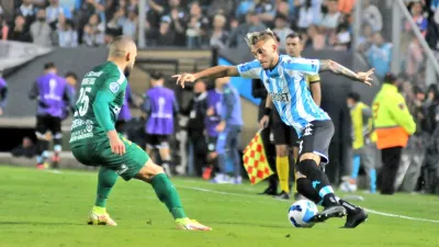 Racing venció a Cuiabá y saltó a la cima de su grupo en la Copa Sudamericana