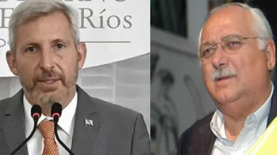 Rogelio Frigerio y Héctor Maya.