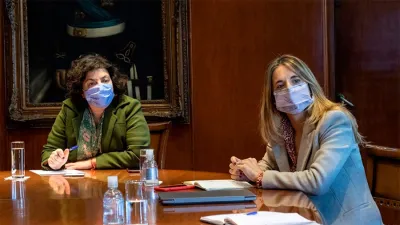 Vizzotti y Nicolini intercambiarán experiencias sobre el proceso de vacunación contra la Covid-19 y el acceso a las inmunizaciones.