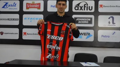 Justo Giani tuvo su primer entrenamiento con el plantel de Patronato