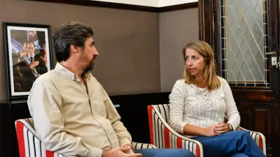 Imagen de archivo de Ángel Giano y Laura Stratta.