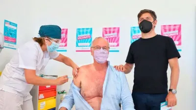 Daniel Gollán vacuna rusa con Kicillof