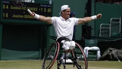 Tenis adaptado: Gustavo Fernández tuvo revancha y conquistó Wimbledon