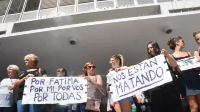 reclamo por Fátima Acevedo (Foto: ANALISIS)