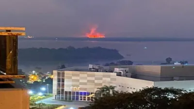 incendio isla Santa Fe