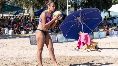 Beach Volley: la gualeya Juana Jacob tuvo su estreno en el Circuito Sudamericano