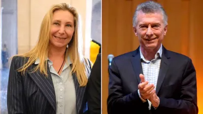 Karina Milei y Mauricio Macri, enfrentados. 