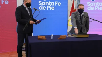 Jorge Lagna asumió como ministro de Seguridad de Santa Fe