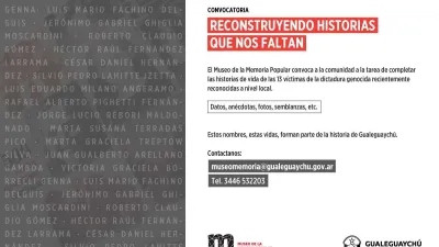 &quot;Reconstruyendo historias que nos faltan&quot;