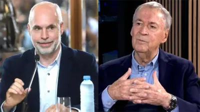 Horacio Rodríguez Larreta y Juan Schiaretti.