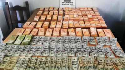 Imagen de archivo de un operativo realizado por el Escuadrón Nº 56 Gualeguaychú de la Gendarmería Nacional.