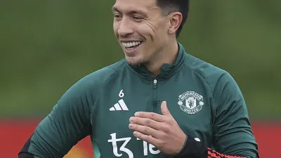 El gualeyo Lisandro Martínez volvió a entrenar y se ilusiona con la Copa América