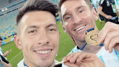 El gualeyo Martínez dijo que “quería salir a comerse la cancha” tras la arenga de Messi