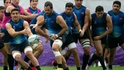 Los Pumas entrenan 