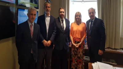 Marcela Losardo y Guillermo Olivieri recibieron a las autoridades de la AMIA