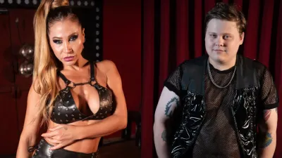 Luca Martin y la bailarina Adabel Guerrero comparten la nueva temporada de la obra “Sex”.