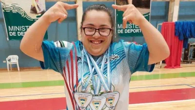 Reúnen fondos para que una atleta de Urdinarrain viaje a los JJ.OO. de Síndrome de Down