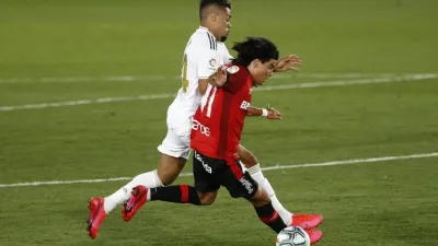 Luka Romero se convirtió en el futbolista más joven en debutar en la Liga española