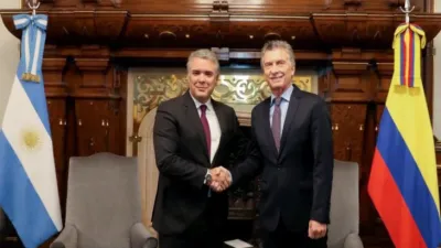 Mauricio Macri e Iván Duque
