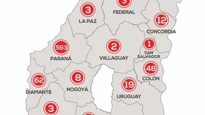 Los Departamentos Feliciano y Tala son los únicos distritos que por el momento no registran casos de coronavirus.