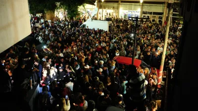 Movilización de los vecinos