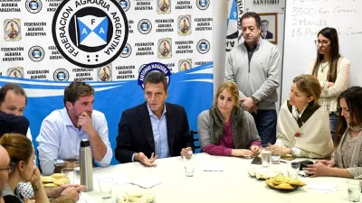 Massa junto a la Federación Agraria