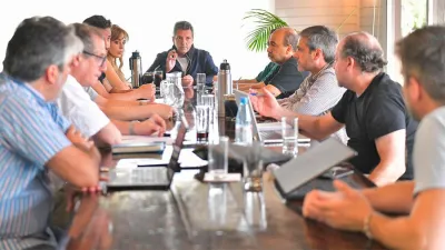 Imagen de archivo del equipo de Massa en el Ministerio de Economía.
