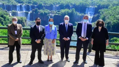 Imagen de archivo de los ministros de Salud del Mercosur. Vizzotti realizó una convocatoria al participar de una reunió con sus pares para responder de manera conjunta ante la viruela del mono.