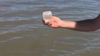 muestreo agua playas 