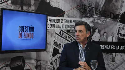 Martín Oliva, la voz de la oposición en el Senado provincial.