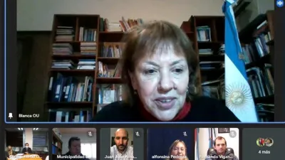 Blanca Osuna mantuvo un encuentro virtual con autoridades donde se refirió al acceso de la vivienda digna.