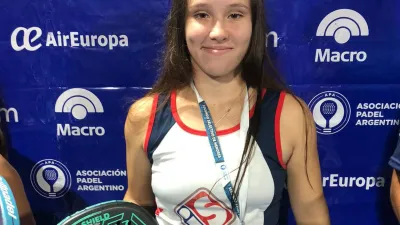 Una entrerriana de selección: Paloma Albornoz jugará el Panamericano de Pádel en Caracas