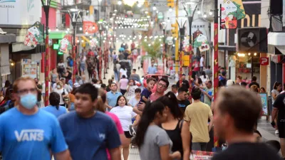 Imagen de archivo del Paseo del Centro de Paraná.