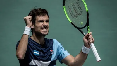 Copa Davis: Guido Pella puso en ventaja a Argentina frente a España